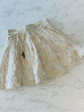 Zimmermann Rife Embroidered Skirt Ready to Wear Fall 2017 size AU 1